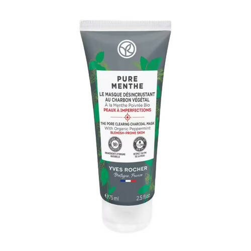 Yves Rocher Pure Menthe The Pore Clearing Charcoal Mask | Grocsy