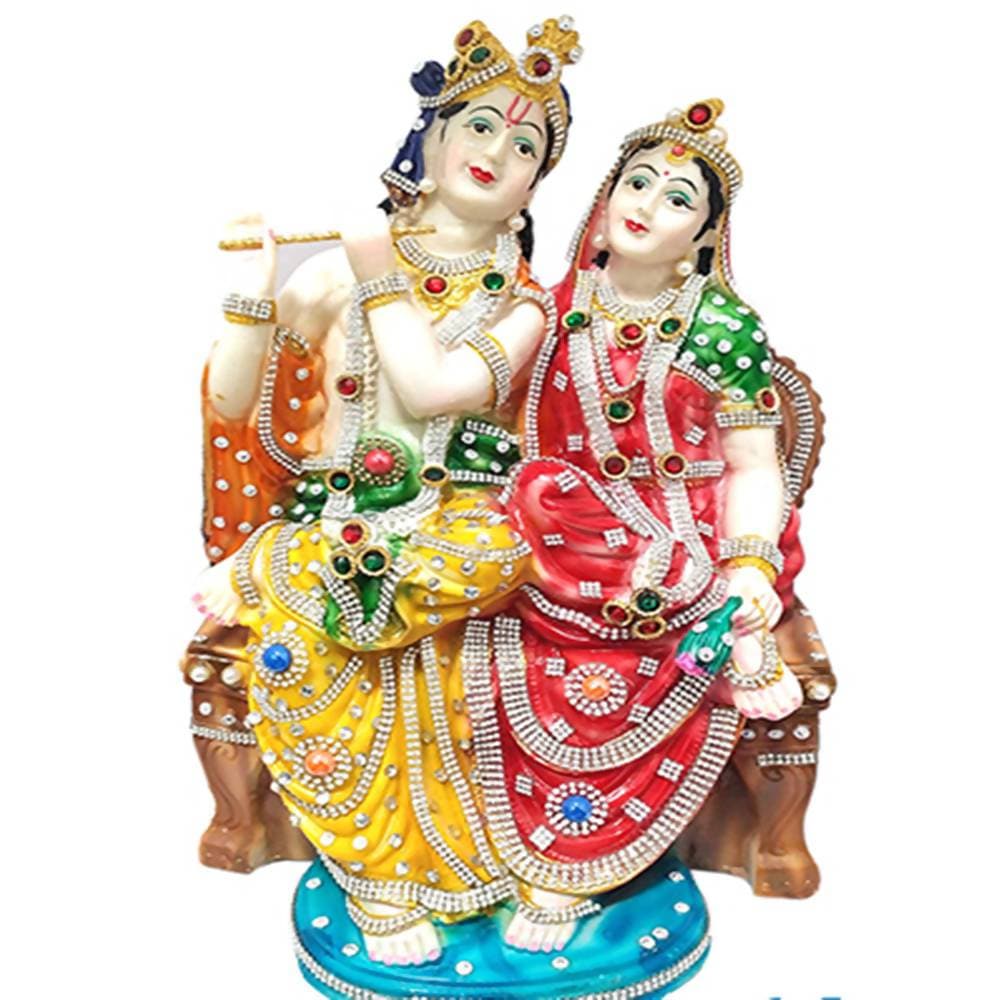 Puja N Pujari Decorative Radha Krishna Statute | Grocsy