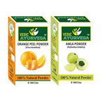 VedicAyurveda Orange Peel Powder and Amla Powder | Grocsy