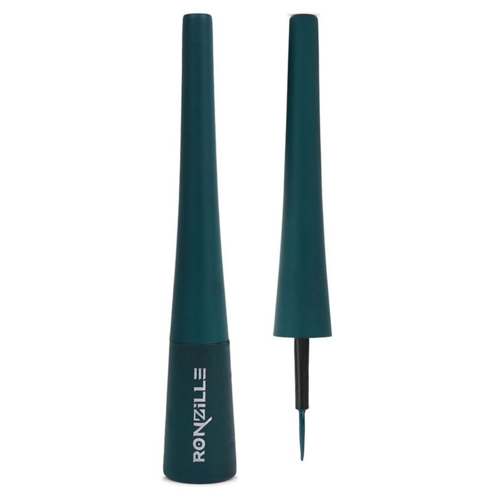 Ronzille Smudgeproof And Waterproof Liquid Matte Eyeliner - Green | Grocsy