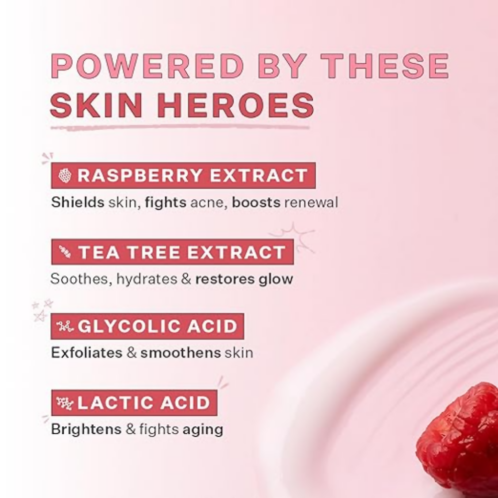 Bayla Skin Raspberry Glow Face Mask | Grocsy