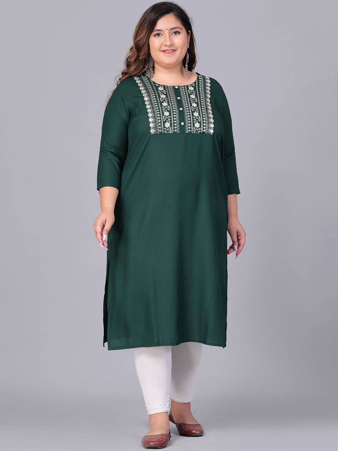 Sztori Women Thread Work Kurta | Grocsy