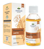 Vedsun Naturals Flax Seed Oil Alsi Ka Tel Pure Omega 3 Rich | Grocsy