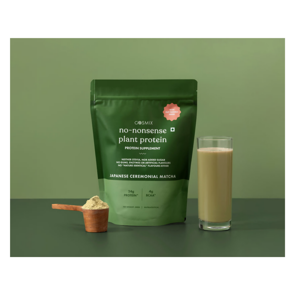 Cosmix No Nonsense Plant Protein Japanese Ceremonial Matcha | Grocsy