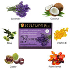 Soulflower Lavender Handmade Soap with Real Lavender | Grocsy