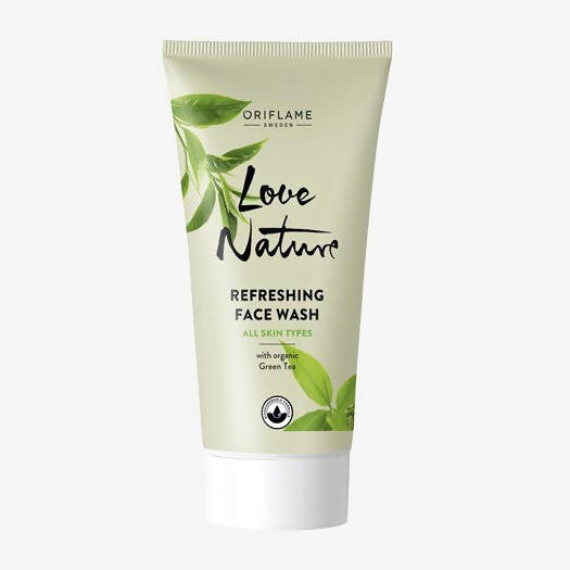 Oriflame Love Nature Refreshing Face Wash with Organic Green Tea | Grocsy