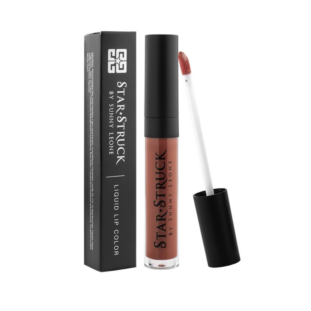 Star Struck By Sunny Leone Liquid Lip Color - Cinammon | Grocsy