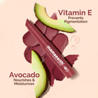 Mamaearth Moisture Matte Longstay Mini Lipstick - Plum Punch | Grocsy