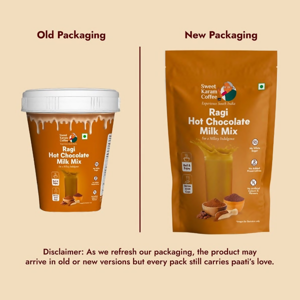 Sweet Karam Coffee Ragi Hot Chocolate Milk Mix | Grocsy