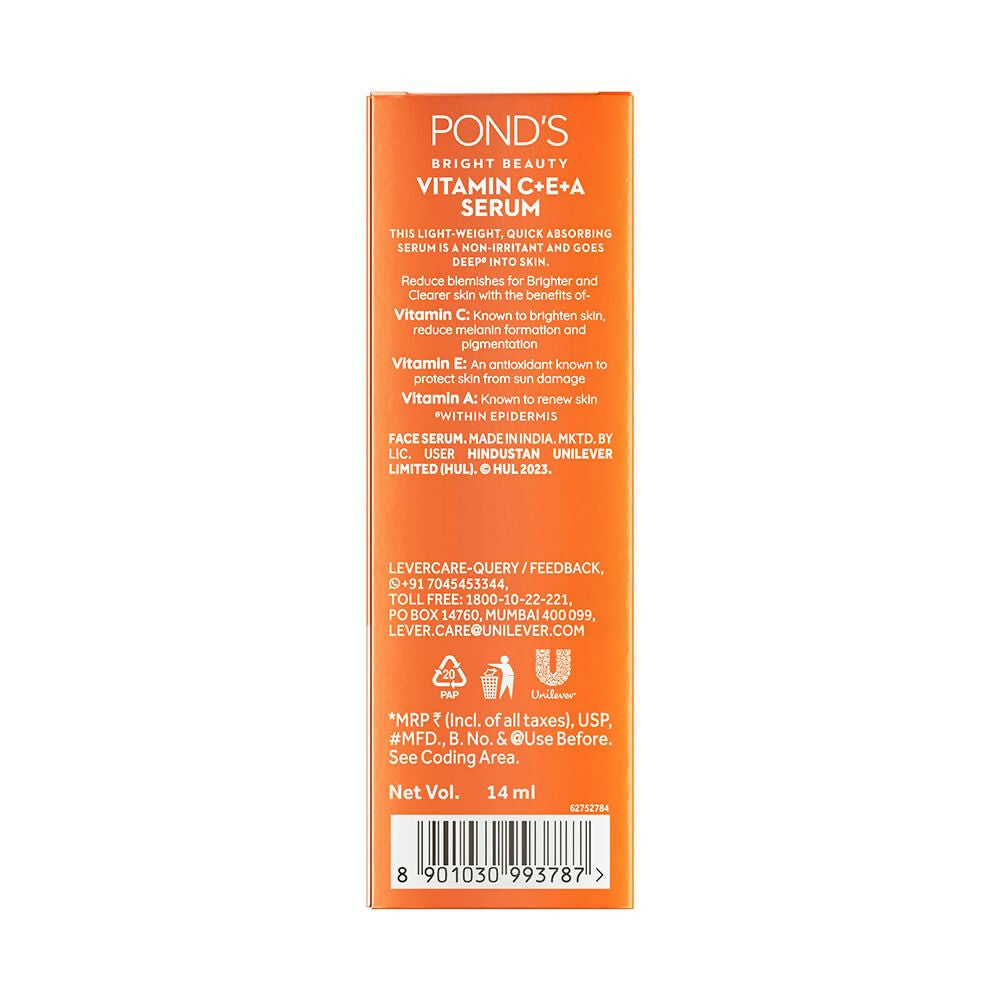Ponds Bright Beauty 12% Vit C+E+A Serum | Grocsy