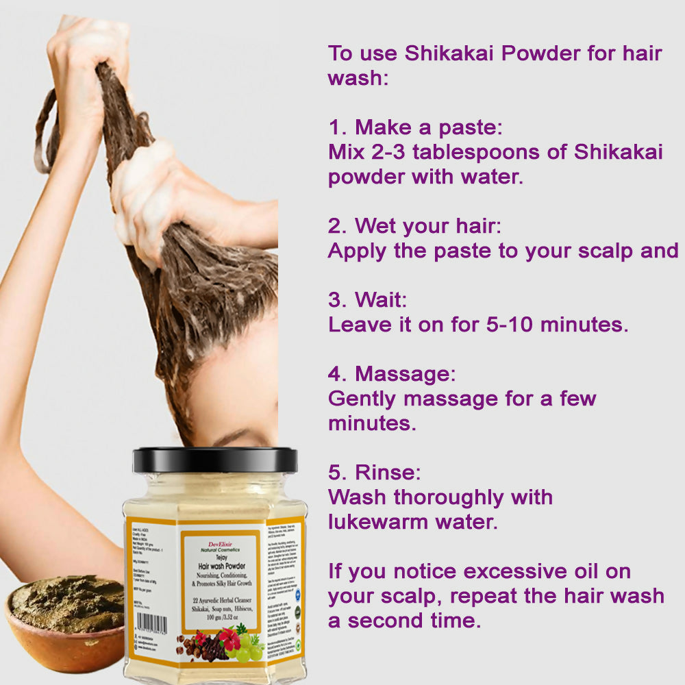 DevElixir Shikakai Hair Wash Powder | Grocsy