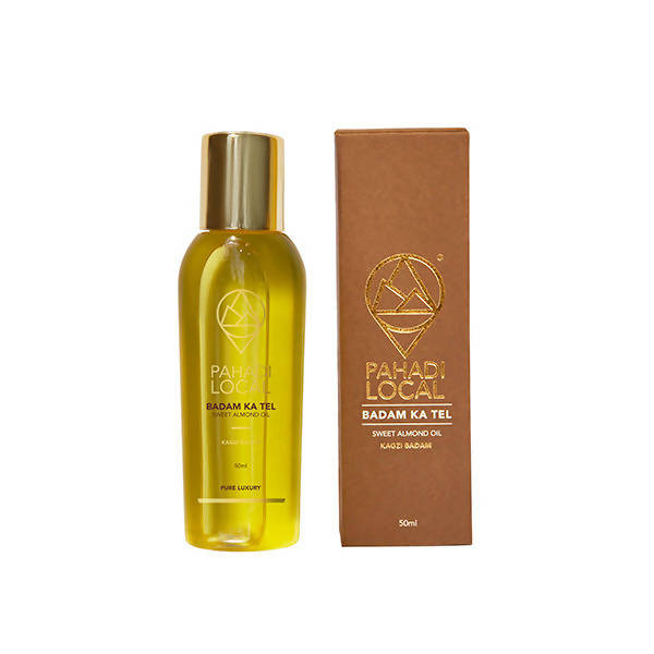 Pahadi Local Sweet Almond (Badam Ka Tel) Skin & Hair Oil | Grocsy