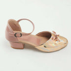 Tiny Bugs Girls Party Wear Ballerinas Heels - Peach | Grocsy