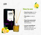 Love Earth Reed Diffuser- Lemon | Grocsy