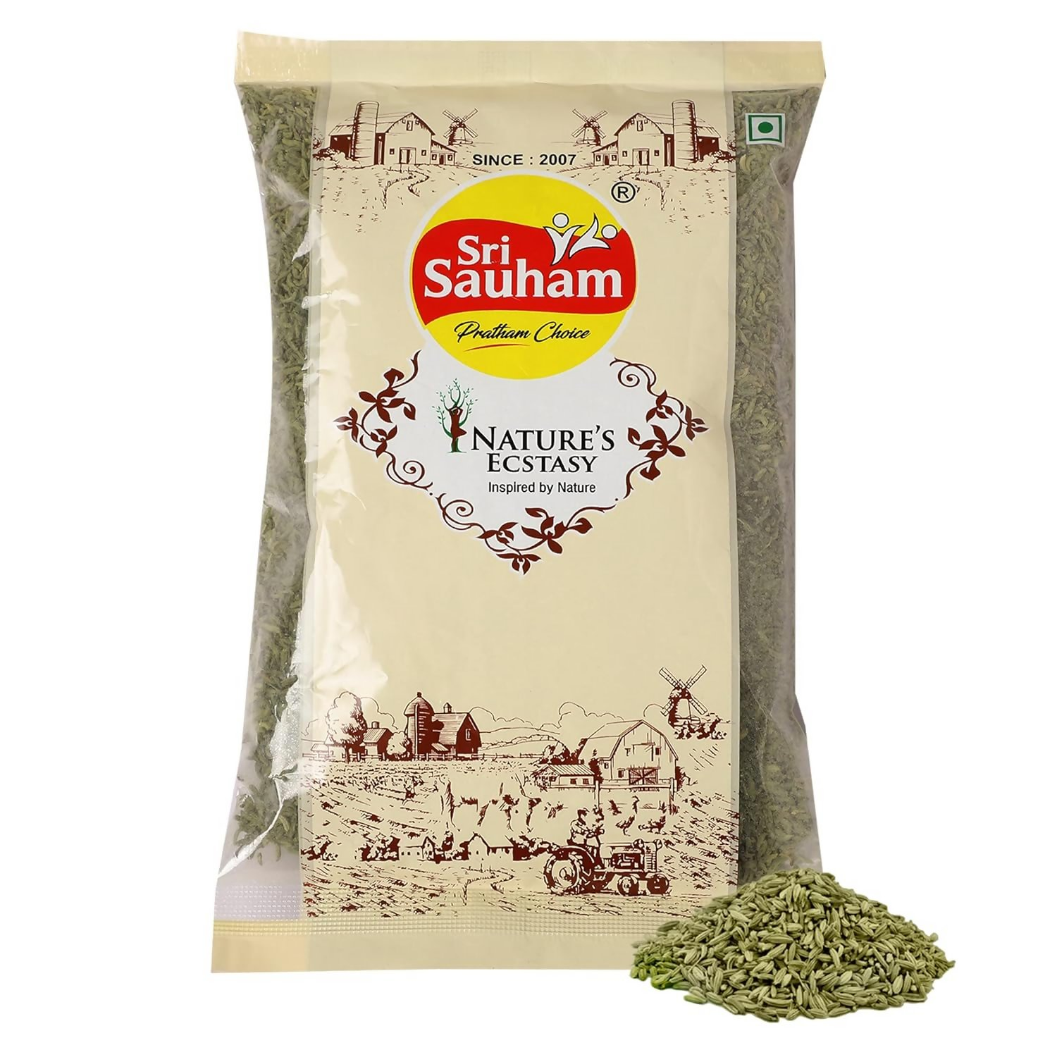 Sri Sauham Premium Small Fennel Seeds | Grocsy
