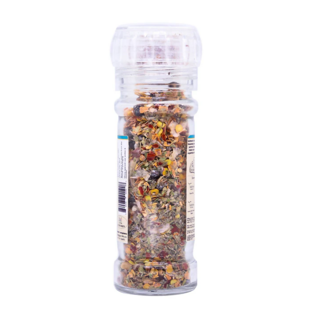 Tassyam Organics Milano Pizza Seasoning Grinder Bottle | Grocsy