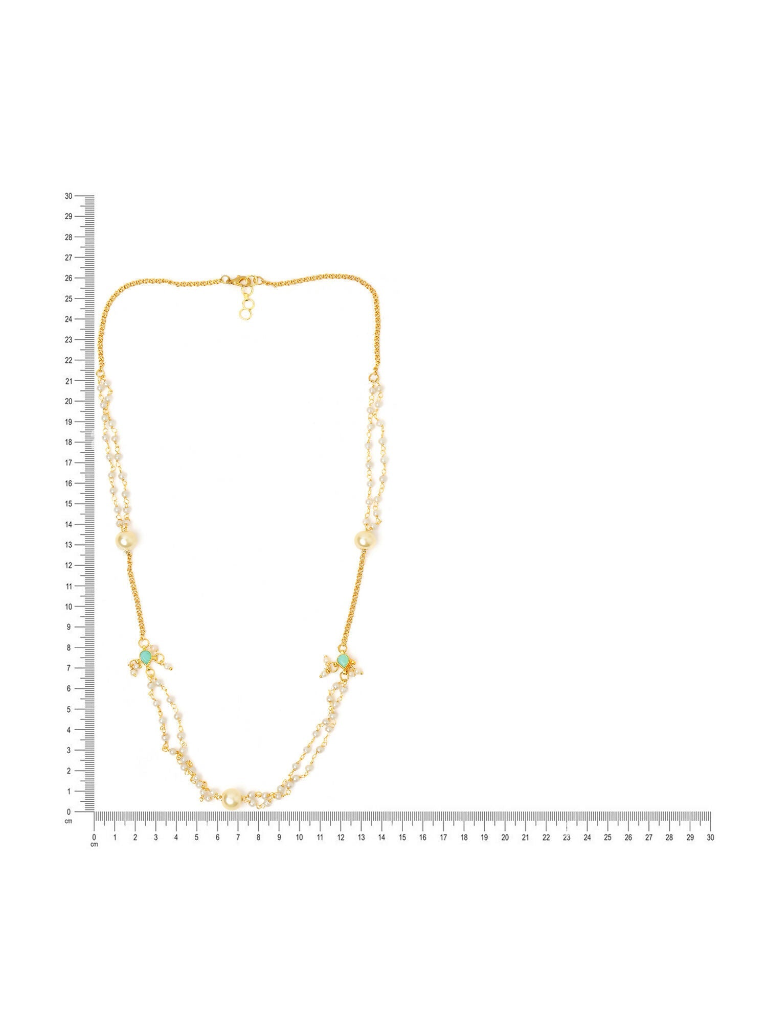 White Beaded, Kundan Necklace - Ruby Raang | Grocsy