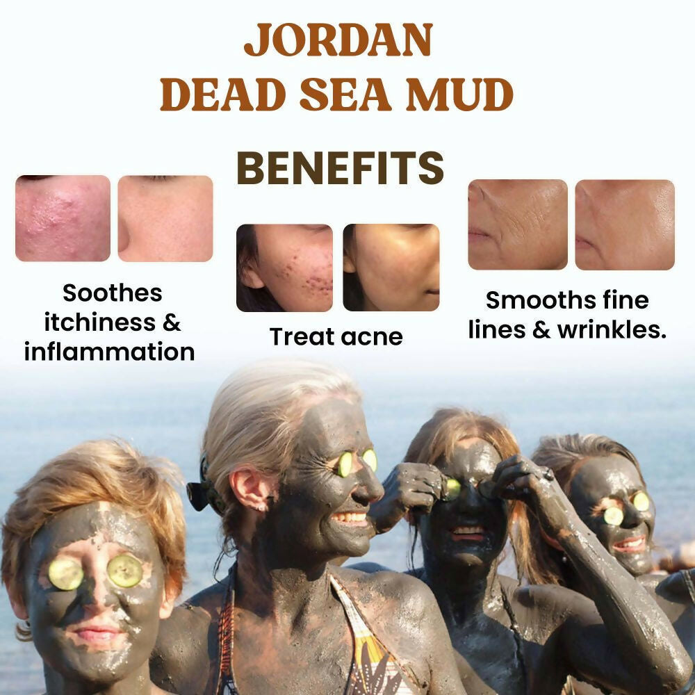 Wild Oak Jordan Dead Sea Healing Mud Face Mask | Grocsy