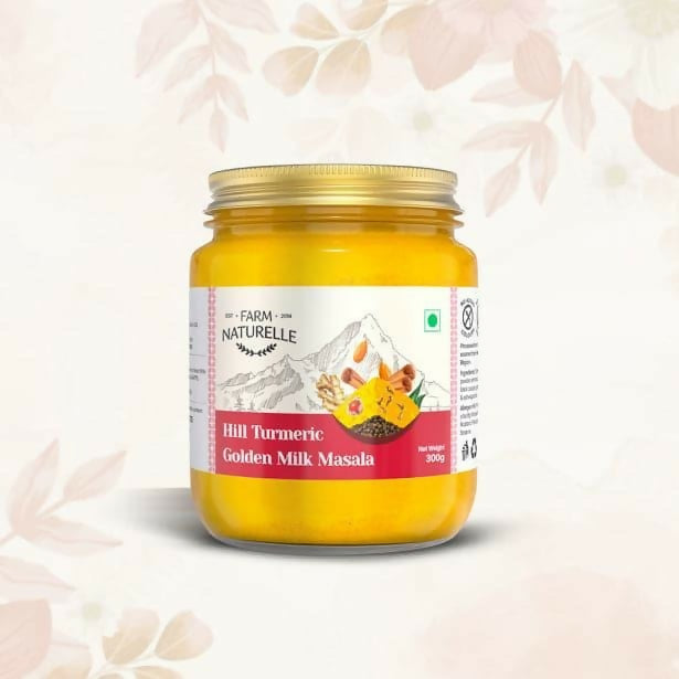 Farm Naturelle Golden Milk Masala - Turmeric Latte Blend with Spices | Grocsy
