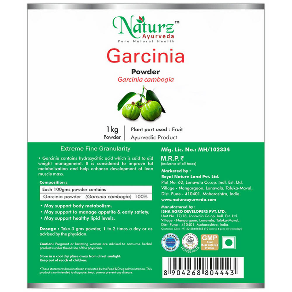 Naturz Ayurveda Garcinia Powder | Grocsy
