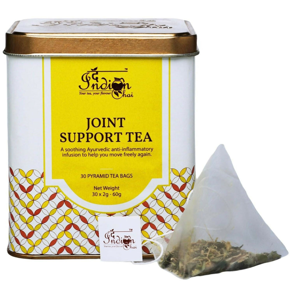 The Indian Chai - Joint Support Tea 30 Pyramid Tea Bags | Grocsy
