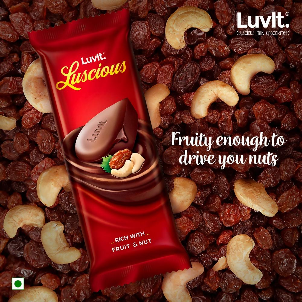 LuvIt. Luscious Fruit & Nut Chocolate Bars | Grocsy