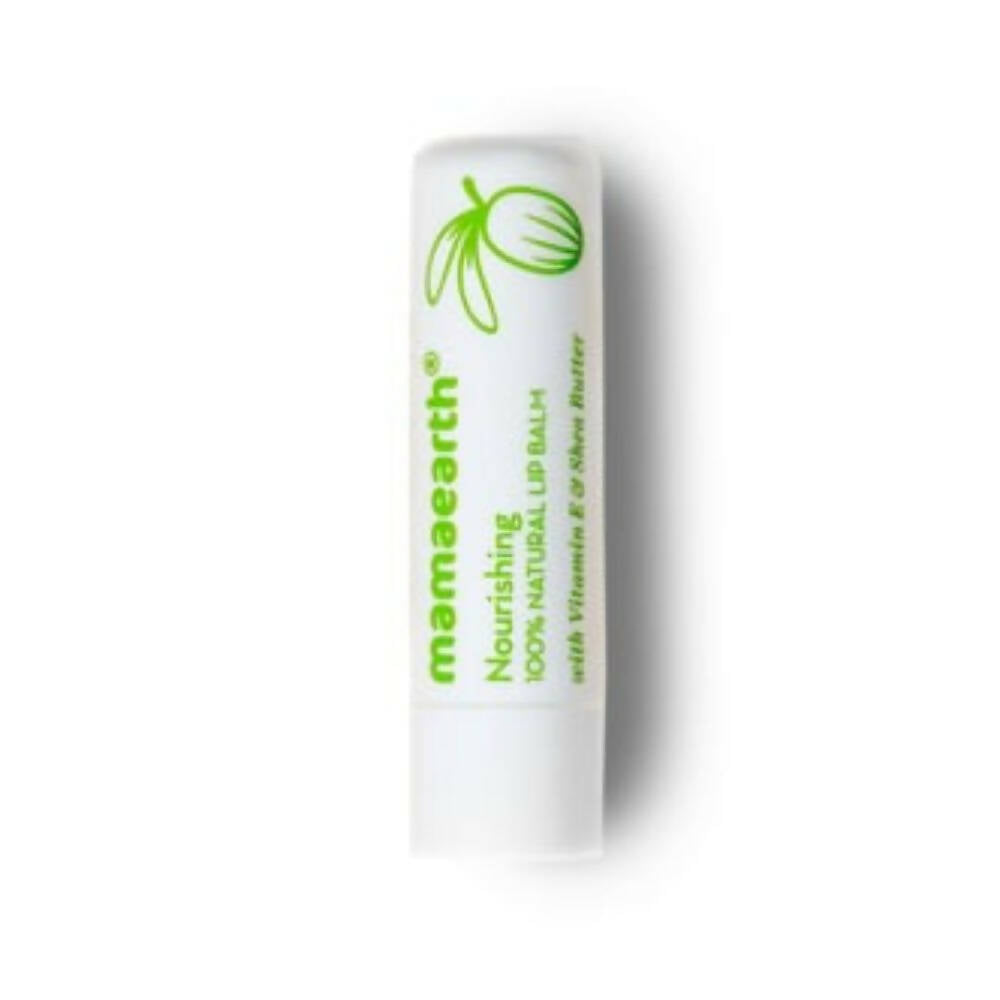 Mamaearth Nourishing 100% Natural Lip Balm With Vitamin E & Shea Butter | Grocsy