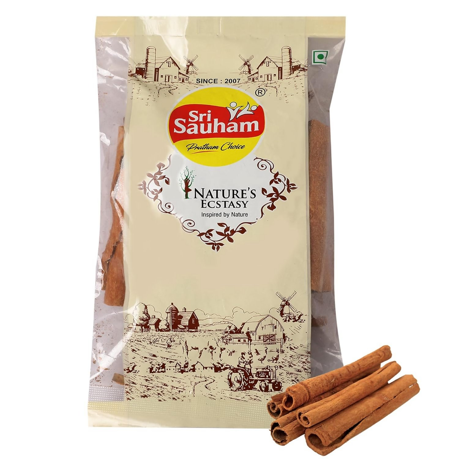 Sri Sauham Premium Cinnamon Stick (Dalchini) | Grocsy
