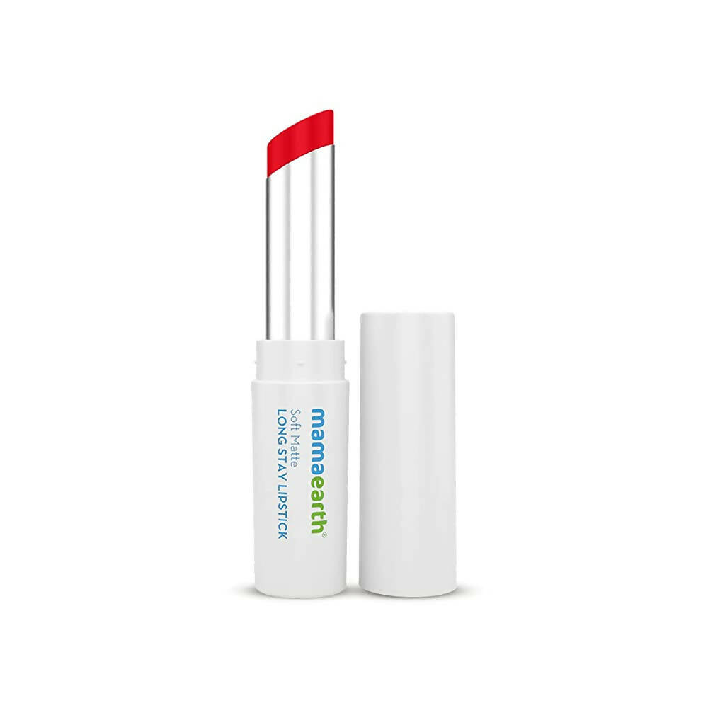 Mamaearth Soft Matte Long Stay Lipstick - Red Dahlia | Grocsy