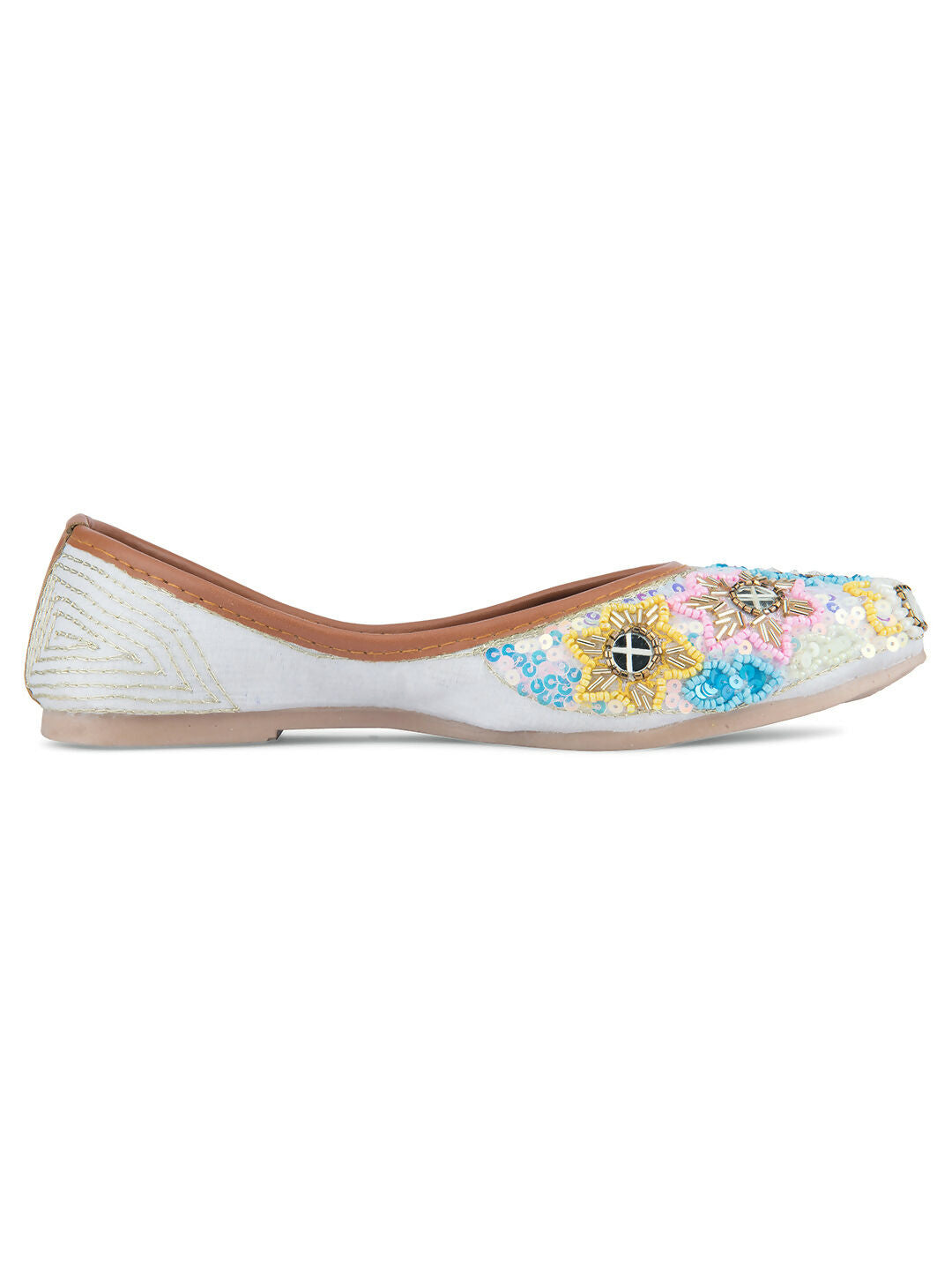 Desi Colour Women Indian Ethnic Footwear-Heavy Emb -8 | Grocsy