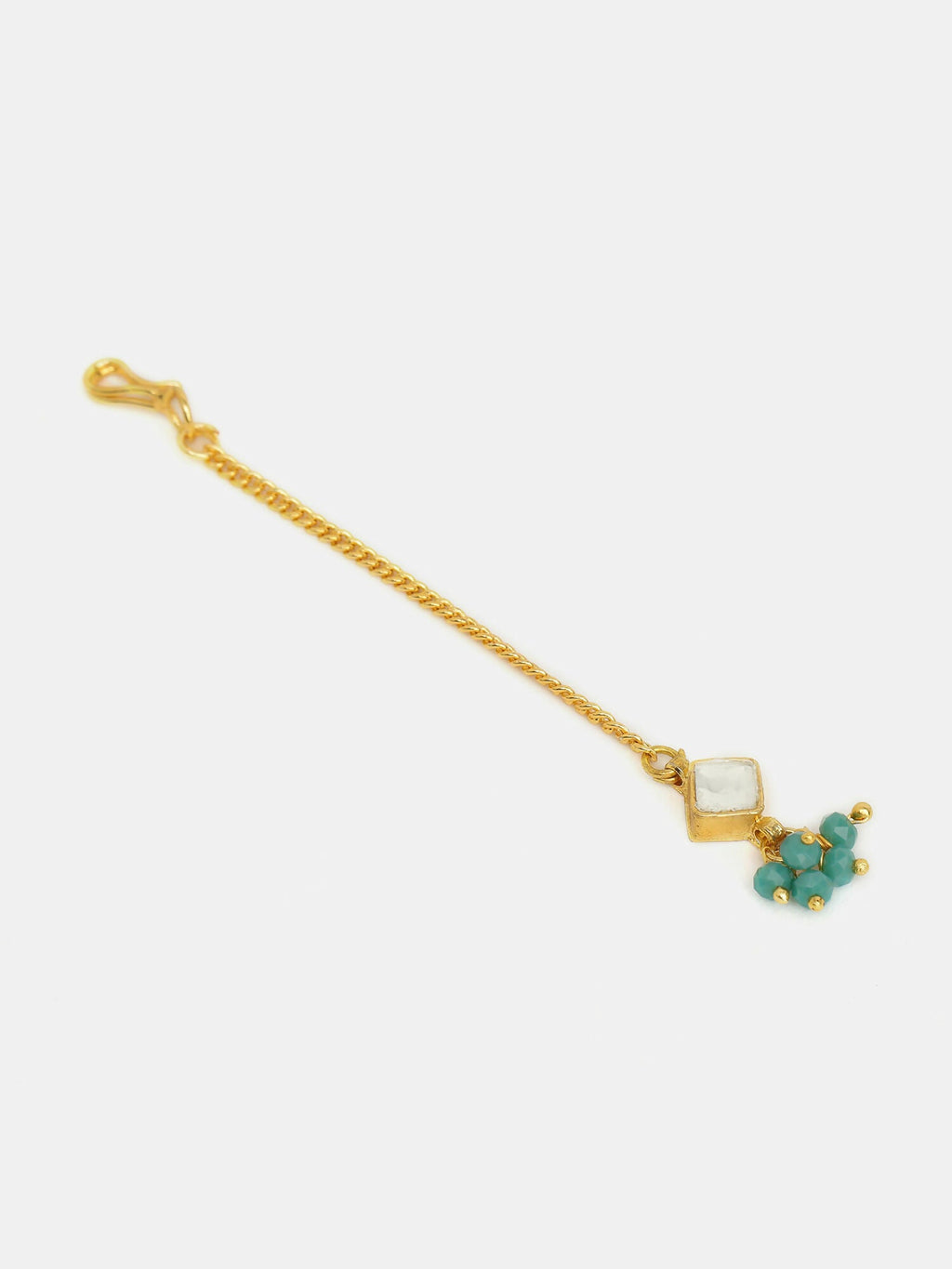 Ruby Raang Minimalist Maang Tikka | Grocsy