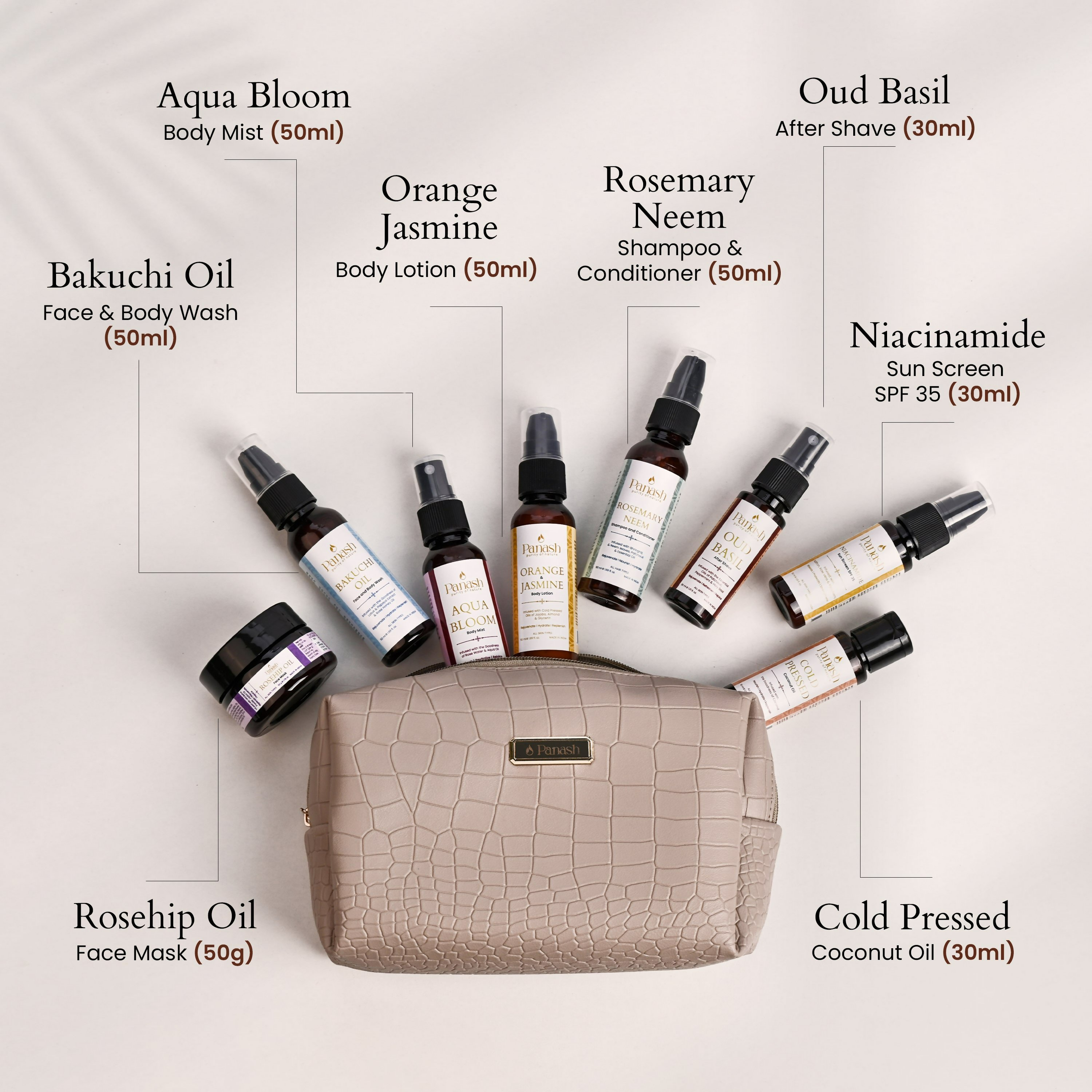Panash Travel Kit | Grocsy