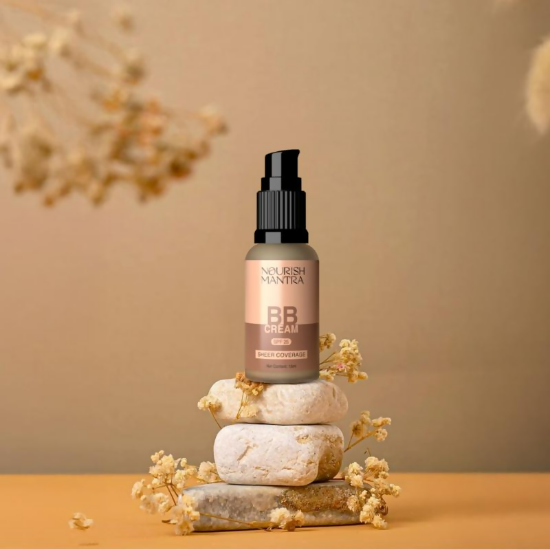 Nourish Mantra BB Cream with SPF 25 with SPF for Long-lasting, Even Coverage | Grocsy