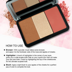 Daily Life Forever52 Glambo - Contour Highlighter Blush Palette - Barbie Doll | Grocsy