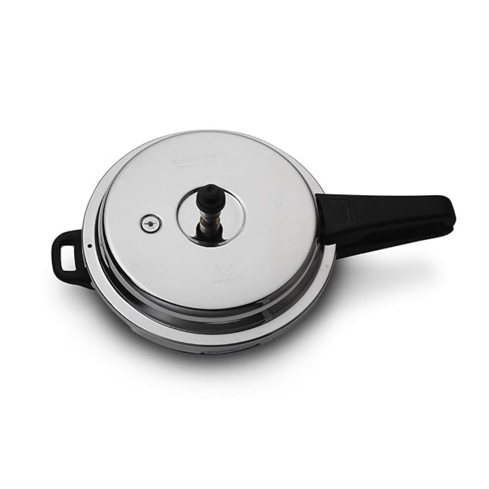Butterfly Blue Line Wider Stainless Steel Pressure Cooker | Grocsy