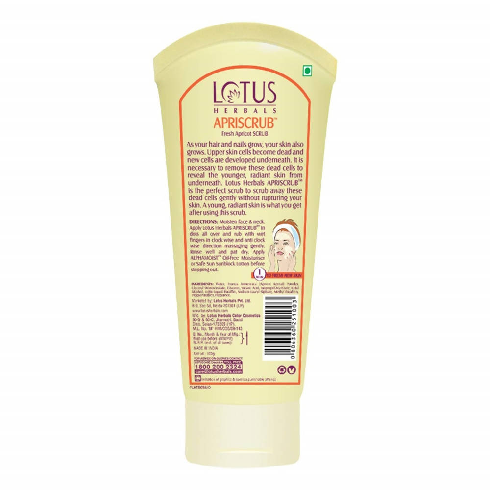 Lotus Herbals Apriscrub Fresh Apricot Scrub | Grocsy
