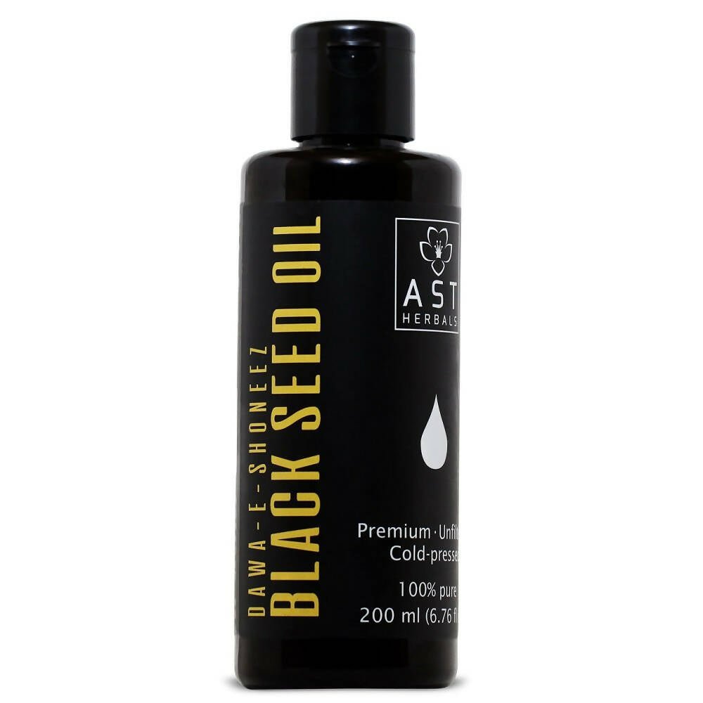 AST Herbals Pure Black Seed Oil (Kalonji Oil) – Unfiltered & Unrefined | Grocsy