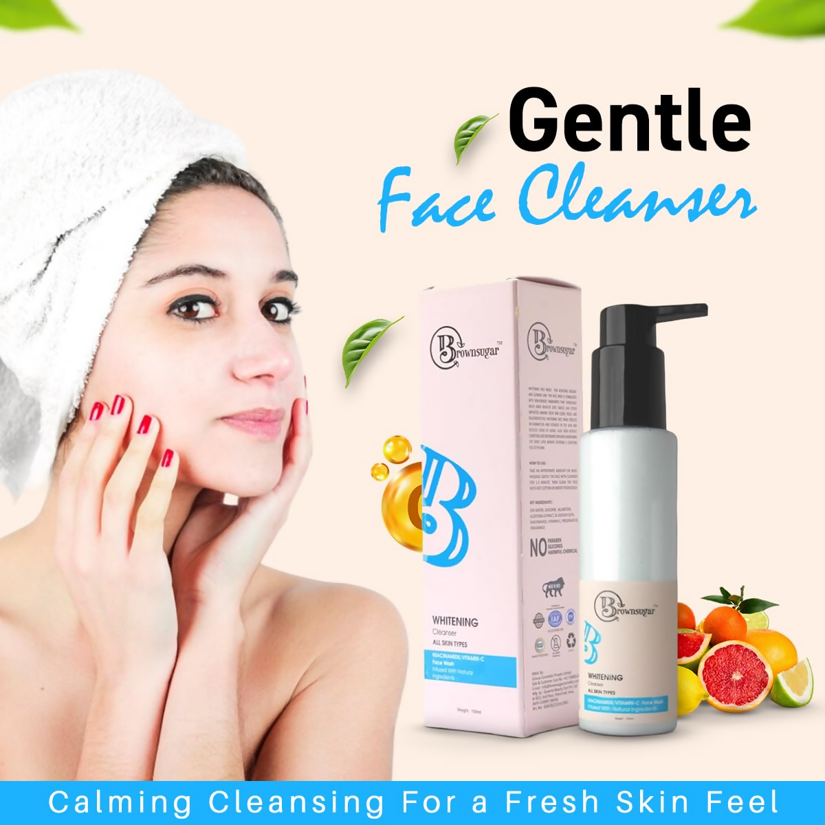 Brownsugar Gentle Face Cleanser for Instant Brightness | Grocsy