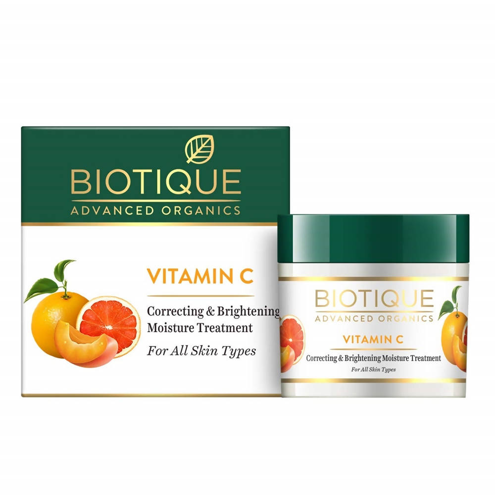 Biotique Advanced Organics Vitamin C Correcting and Brightening Moisture Treatment | Grocsy