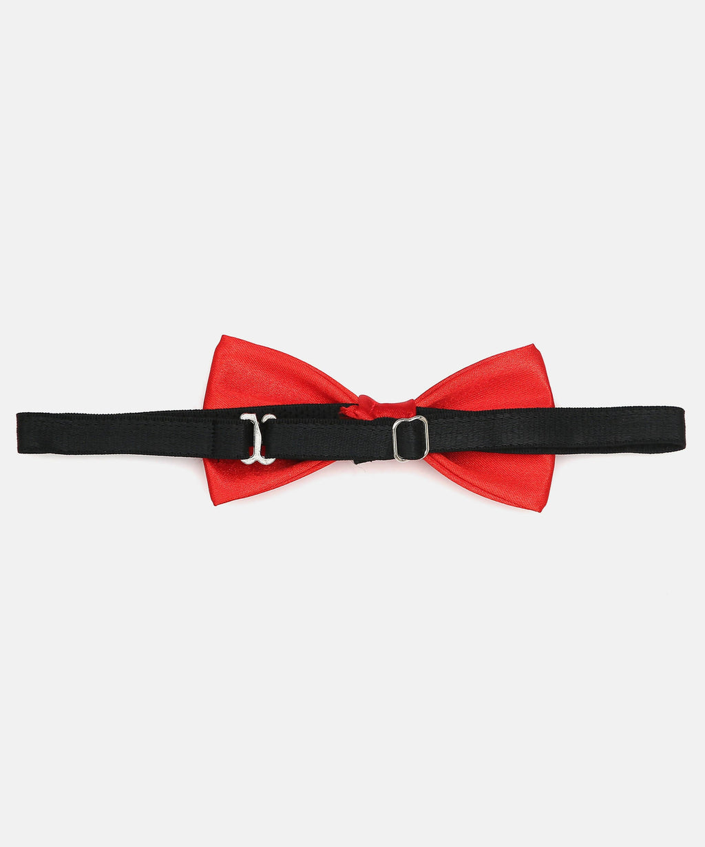 Manet Boys Solid Single Layer Bow - Red | Grocsy