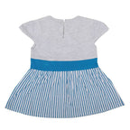 NammaBaby Baby Girl's A-Line Mini Frock Dress - Blue 120 | Grocsy