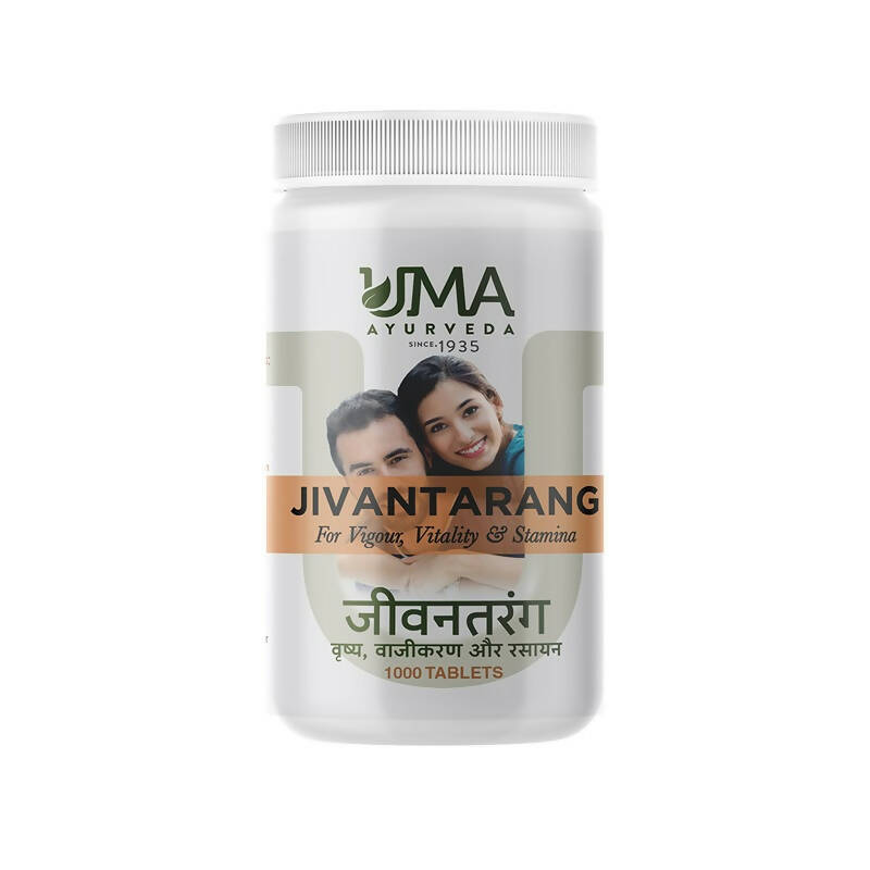 Uma Ayurveda Jivan Tarang Performance Booster Ayurvedic Tablets for Men | Grocsy