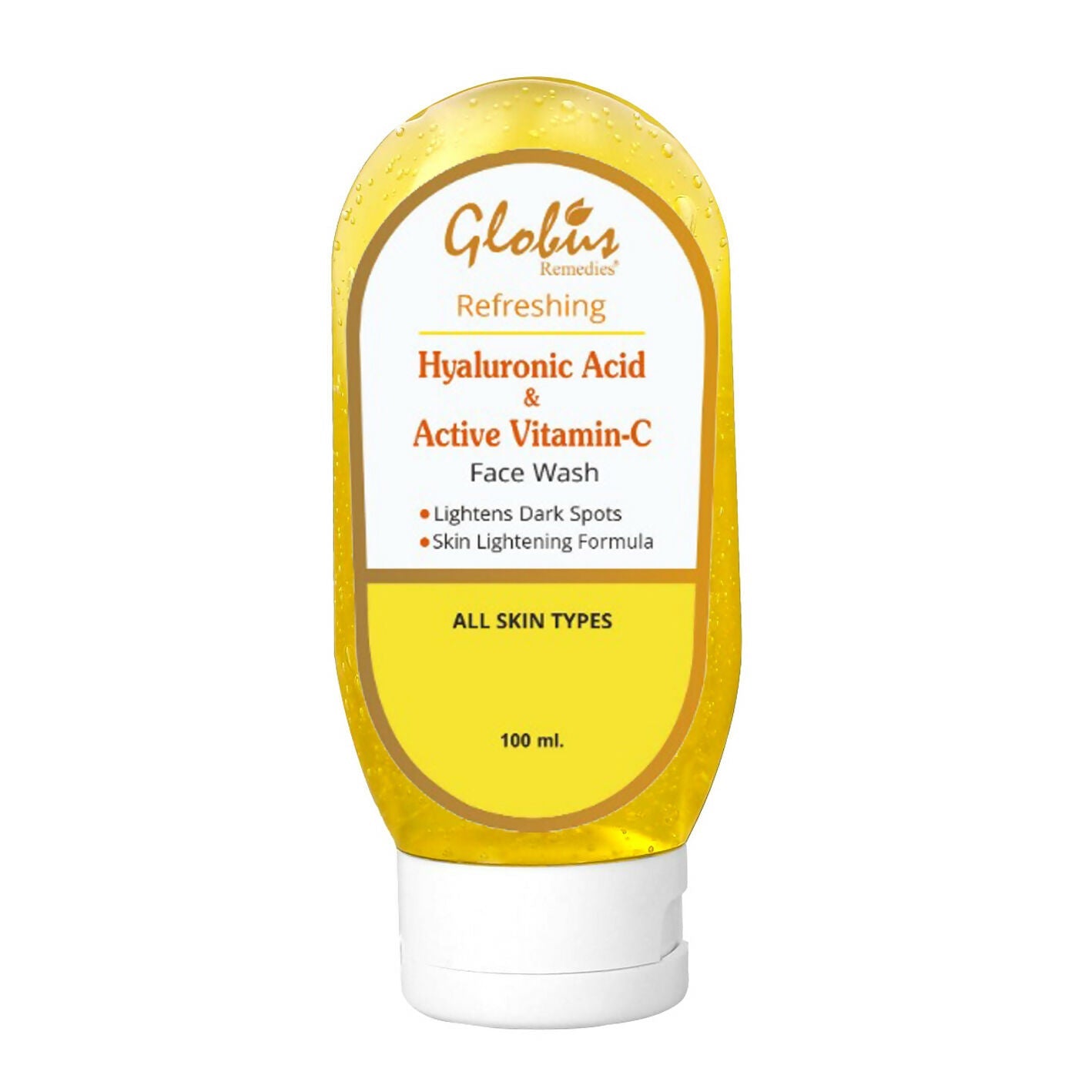 Globus Remedies Hyaluronic Acid & Vitamin C Face wash | Grocsy