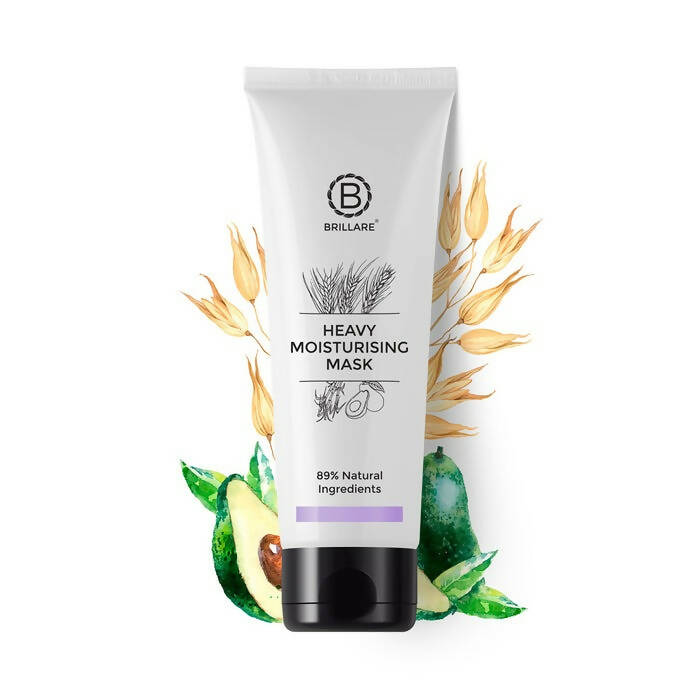Brillare Heavy Moisturising Hair Mask, Natural Conditioner for Dry and Frizzy Hair | Grocsy