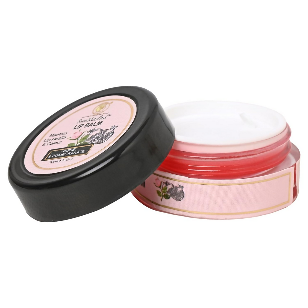 Tatvik Ayurveda Swamadhu Lip Balm & Tint (Rose & Pomegranate) | Grocsy