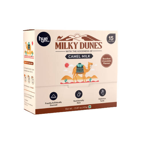 hye Foods Milky Dunes With The Goodness Of Camel Milk-Bourbon Chocolate Flavour | Grocsy