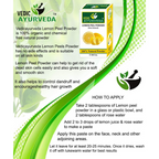 VedicAyurveda Lemon Peel Powder | Grocsy