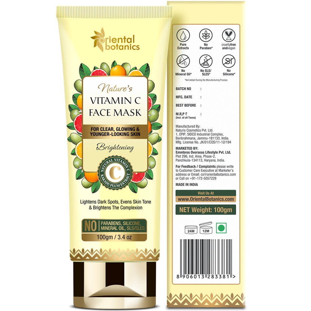 Oriental Botanics Nature?? Vitamin C Brightening Face Mask | Grocsy