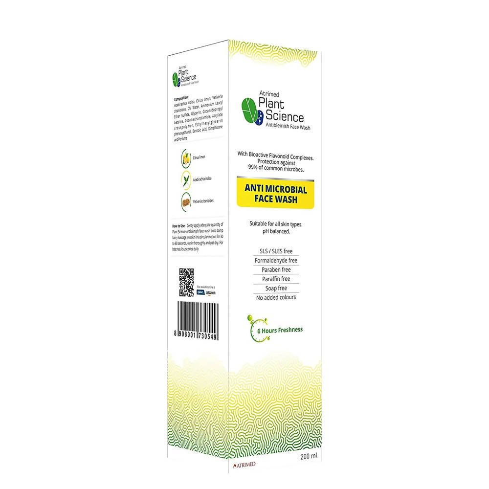 Atrimed Plant Science Anti Microbial Face Wash | Grocsy