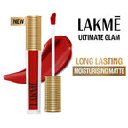 Lakme Ultimate Glam Matte Liquid Lipstick - Red Velvet | Grocsy
